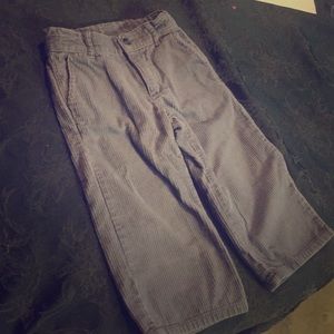 Janie and Jack 2T grey corduroy pants